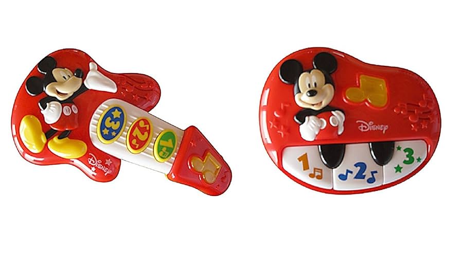 Disney Mickey Mouse My First Guitar and Piano Bundle